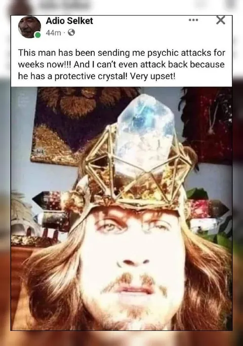 Protective Crystal Against Psychic Attacks