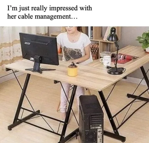 Impressed by Cable Management