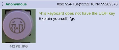 Keyboard Missing the UOH Key