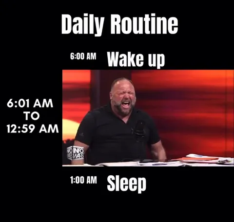 Daily Routine: Wake Up and Scream