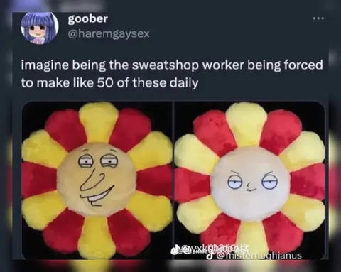 Sweatshop Worker Makes 50 Flowers