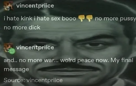 No More Kink, Sex, or War
