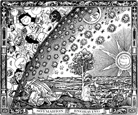Flammarion Engraving Discovers the Cosmos