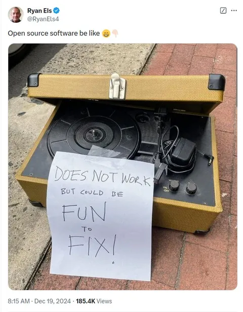 Open Source Software Be Like