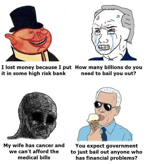Government Bailout Double Standard