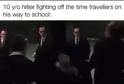Ten-Year-Old Hitler vs Time Travelers