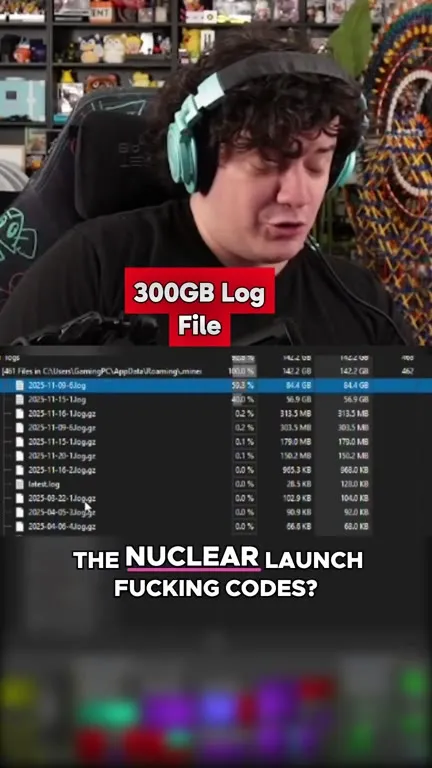 300GB Log File Panic