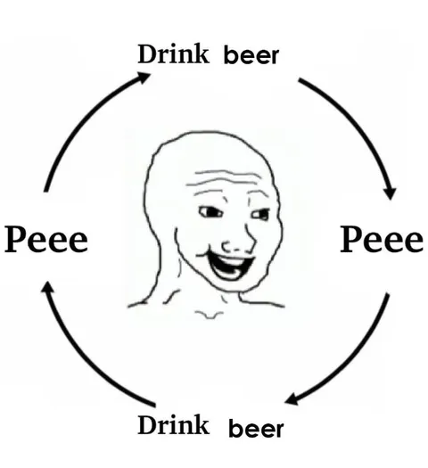 Drink Beer Pee Cycle