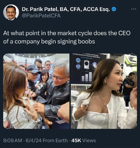 CEO Signs Boobs Market Cycle