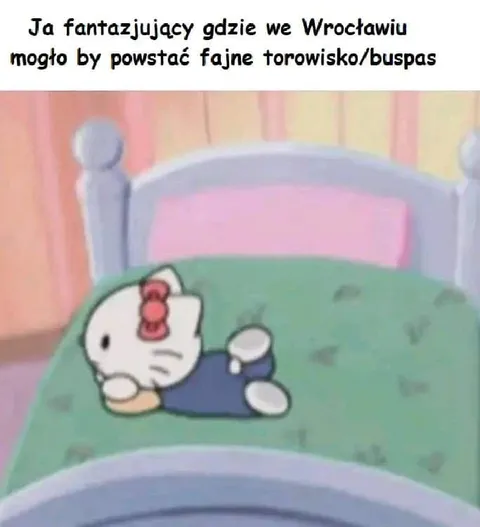 Hello Kitty na torowisku