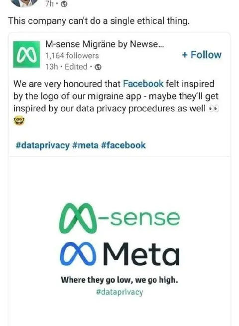 Meta Copies Migraine App Logo