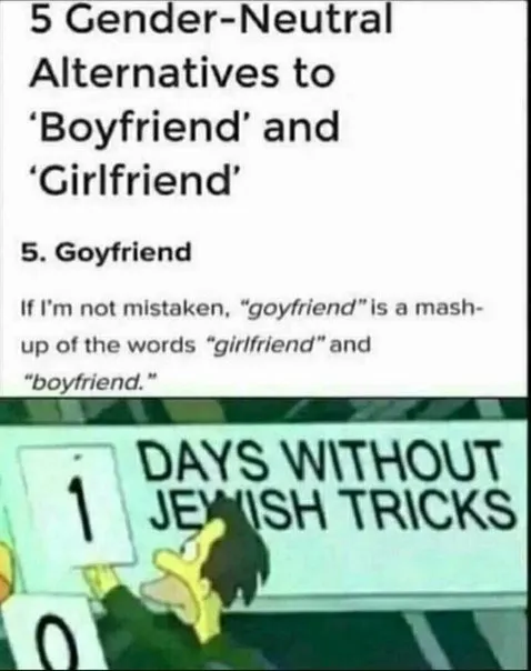 Goyfriend Days Without Tricks