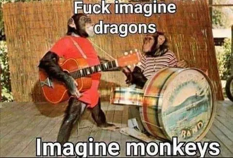 Fuck Imagine Dragons, Imagine Monkeys