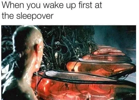 Waking Up at the Sleepover