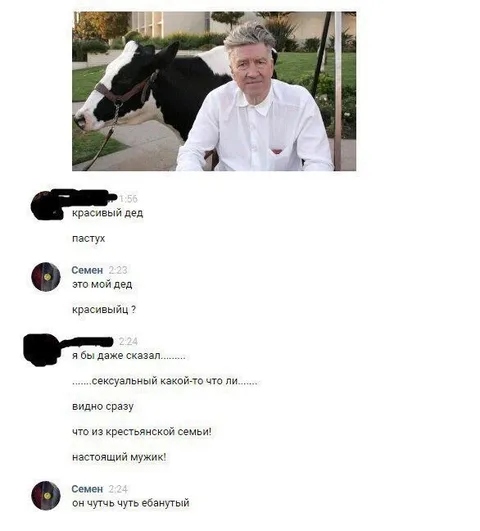 Красивый дед-пастух