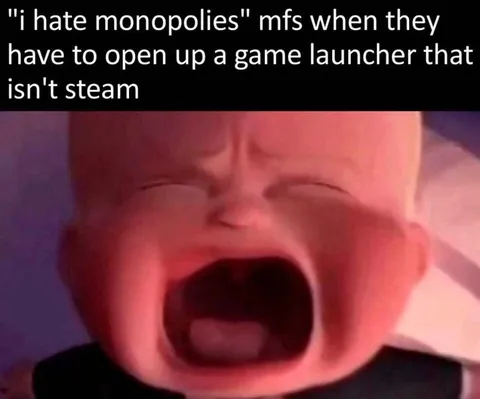 Steam Launcher Monopoly Crying Baby