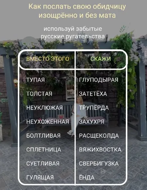 Забытые русские ругательства