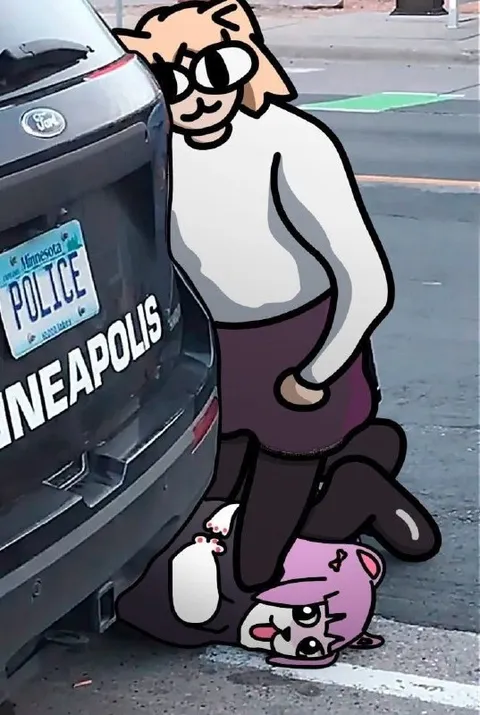 Caught Behind the Police Car