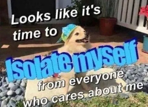 Time to Isolate Myself