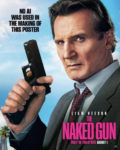 No AI Liam Neeson Poster