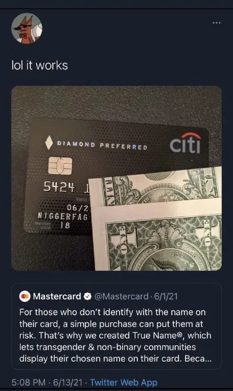 Lol It Works True Name Card