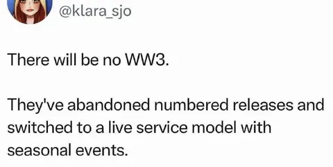 There Will Be No WW3