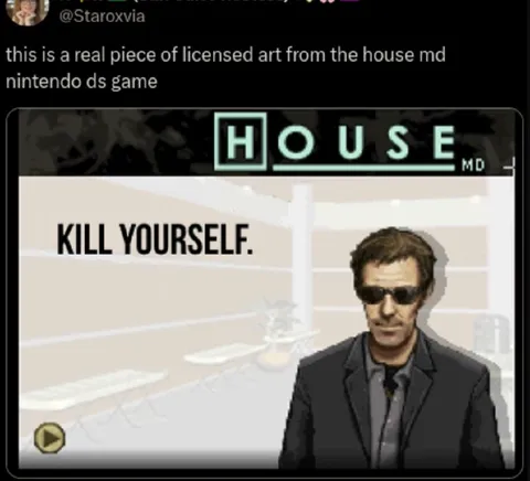House MD Nintendo DS Insult
