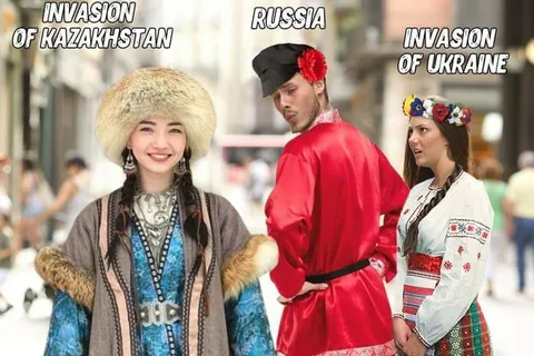 Invasion of Kazakhstan vs Ukraine