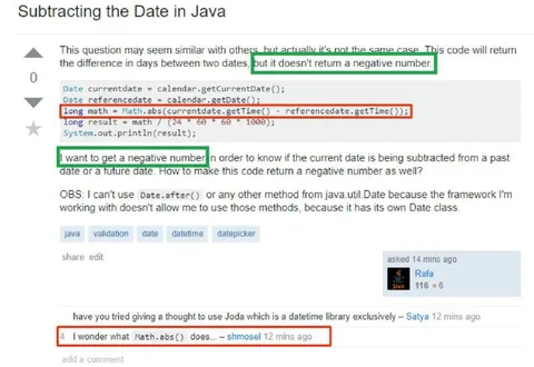 Java Date Subtraction Confusion