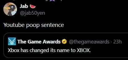 YouTube Poop Sentence