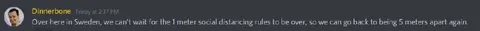 Swedish Social Distancing