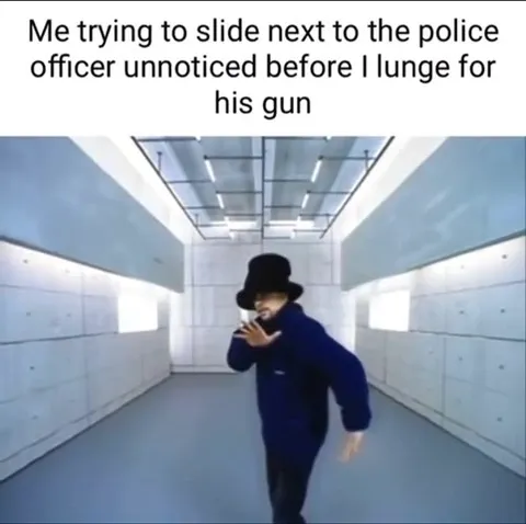 Sliding Past the Police Officer