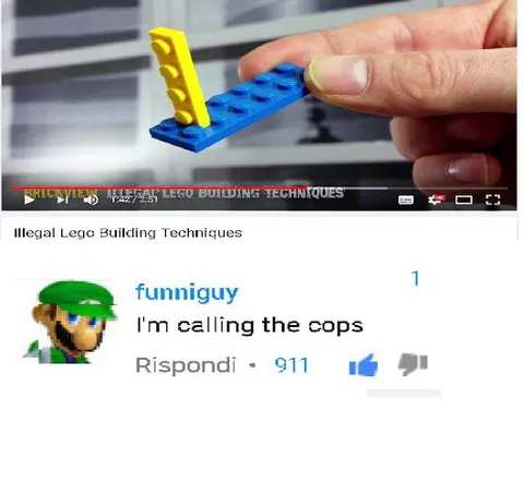 I'm Calling the Cops LEGO Comment