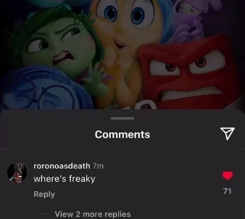 Where's Freaky Comment
