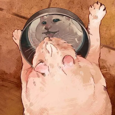 Кот в космическом шлеме