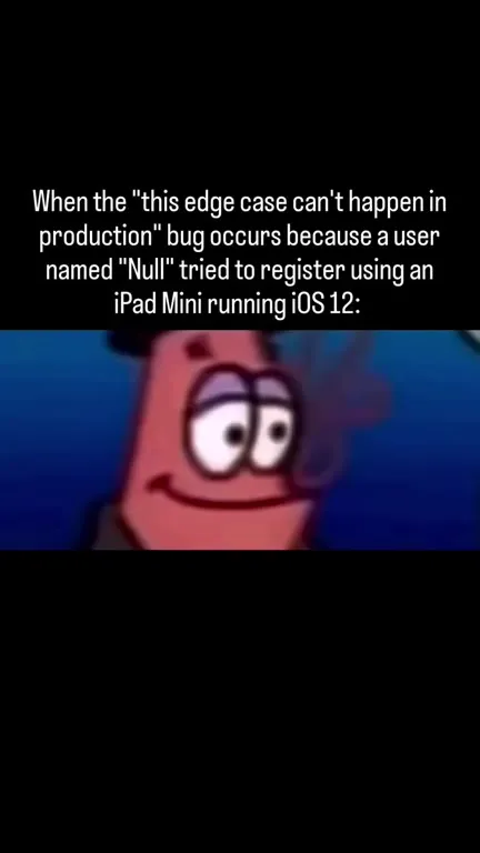 When the Impossible Bug Happens