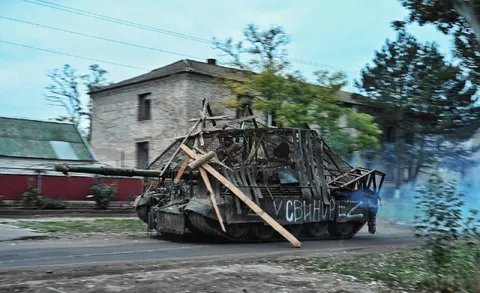 Вархаммер дома на самодельном танке
