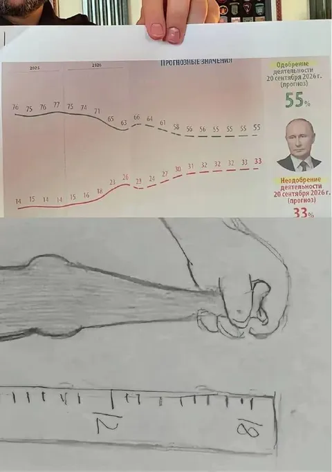 Прогноз рейтинга Путина на пальцах