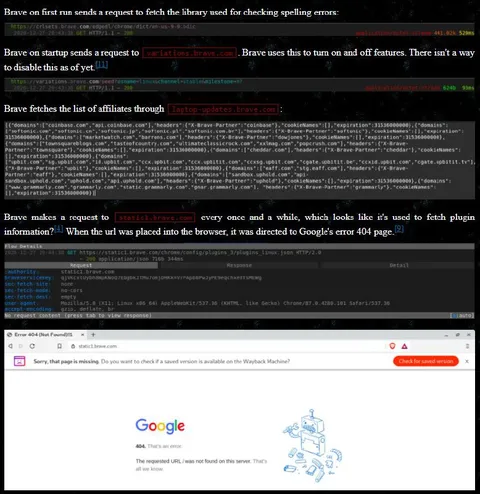 Brave Browser Calls Dead Domains