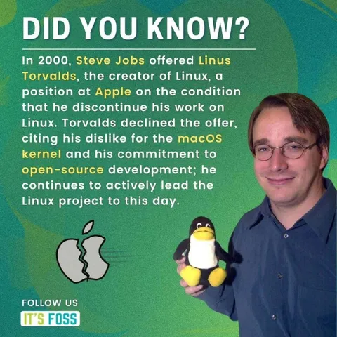 Linus Torvalds Rejects Apple