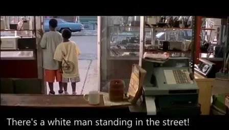 White Man in the Street