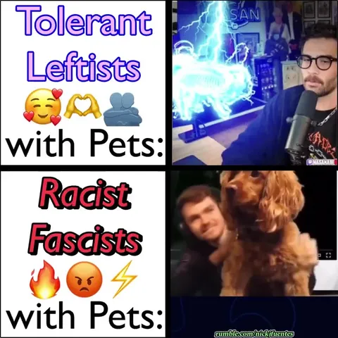 Tolerant Leftists Versus Racist Fascists