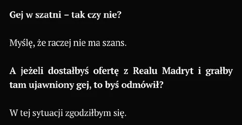 Ujawniony gej w Realu Madryt