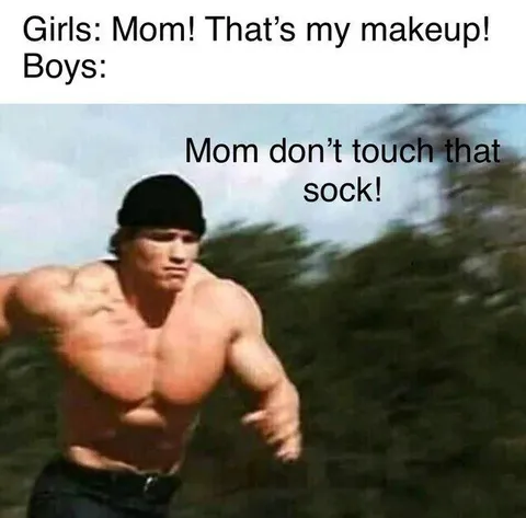 Boys Protect Their Sock