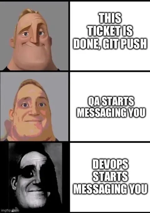 Git Push Before QA and DevOps