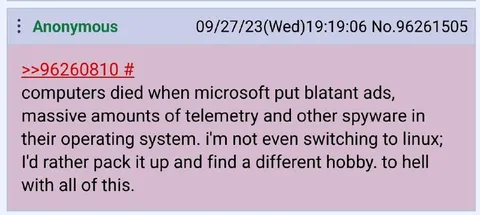 Microsoft Spyware Makes Computers Die