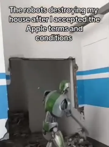 Apple Terms Destroy My House