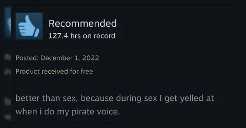 Pirate Voice Better Than Sex
