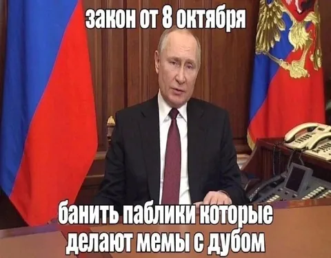 Закон о бане мемов с Дубом