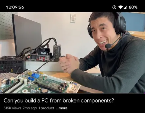 Building a PC From Broken Components